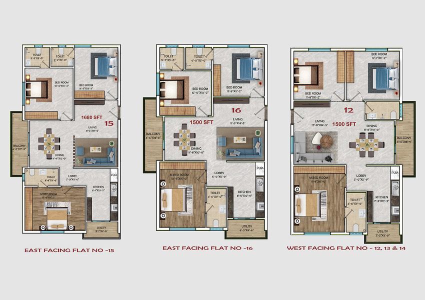 Abinandana Skylark 1 Floor plan